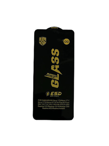 گلس سوپر آنتی استاتیک اوجی هواوی مدل Nova Y70/Y71/Y72/Honor X7/X7A/Play30 plus